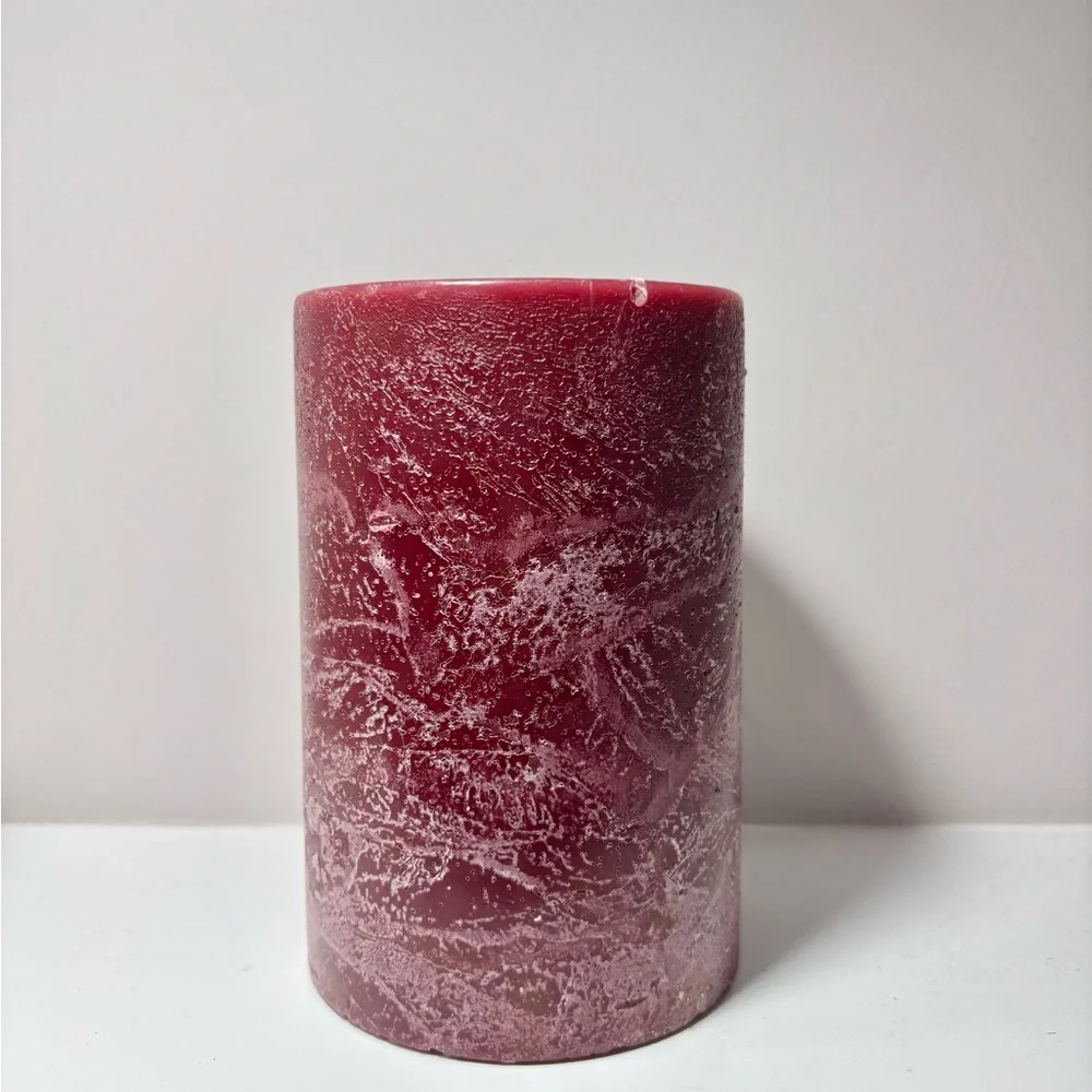 Pier 1 Cranberry Balsam Candle 4x6 Large Size